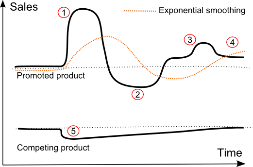 Model for retail promotion forecasts