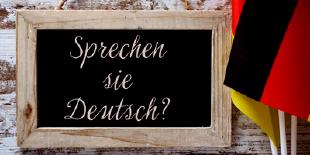 En allemand!
