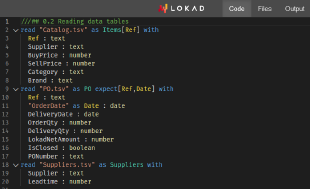 Supplier Analysis through Envision - Workshop #1