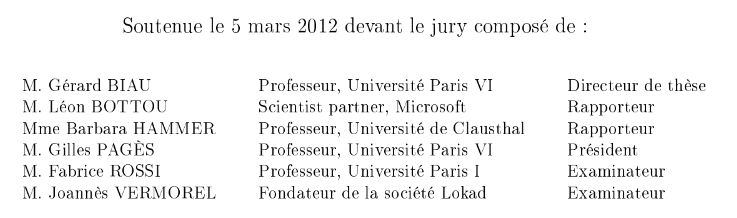 Jury de l'apprentissage à grande échelle