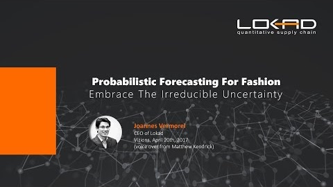 Probabilistic demand forecasting for Fashion at Vizions 2017