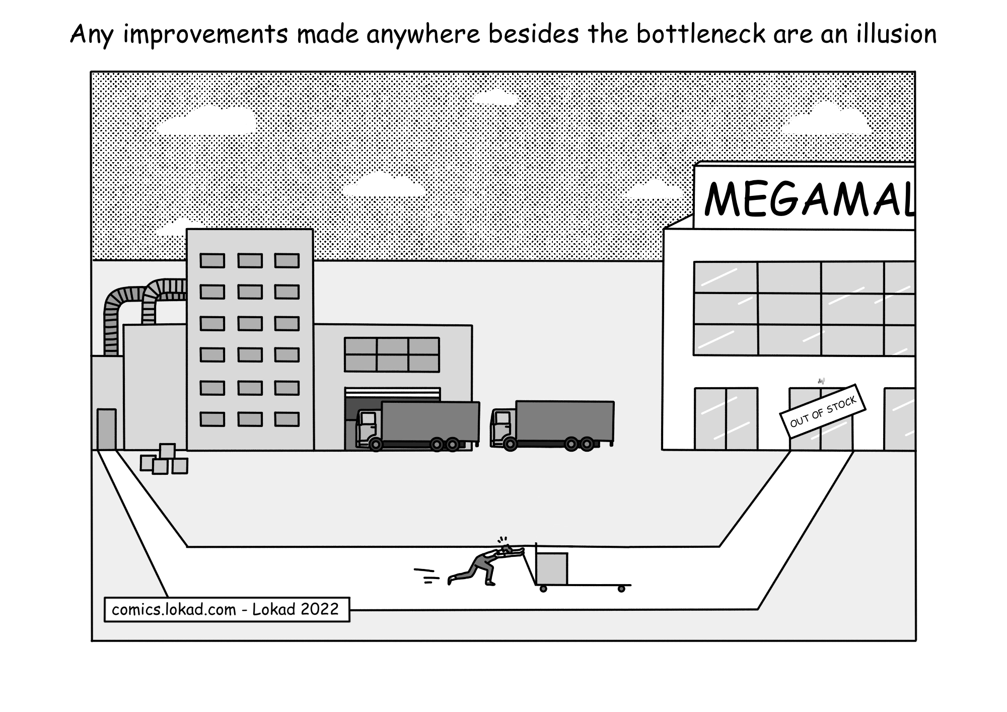 Any improvements made anywhere besides the bottleneck are an illusion