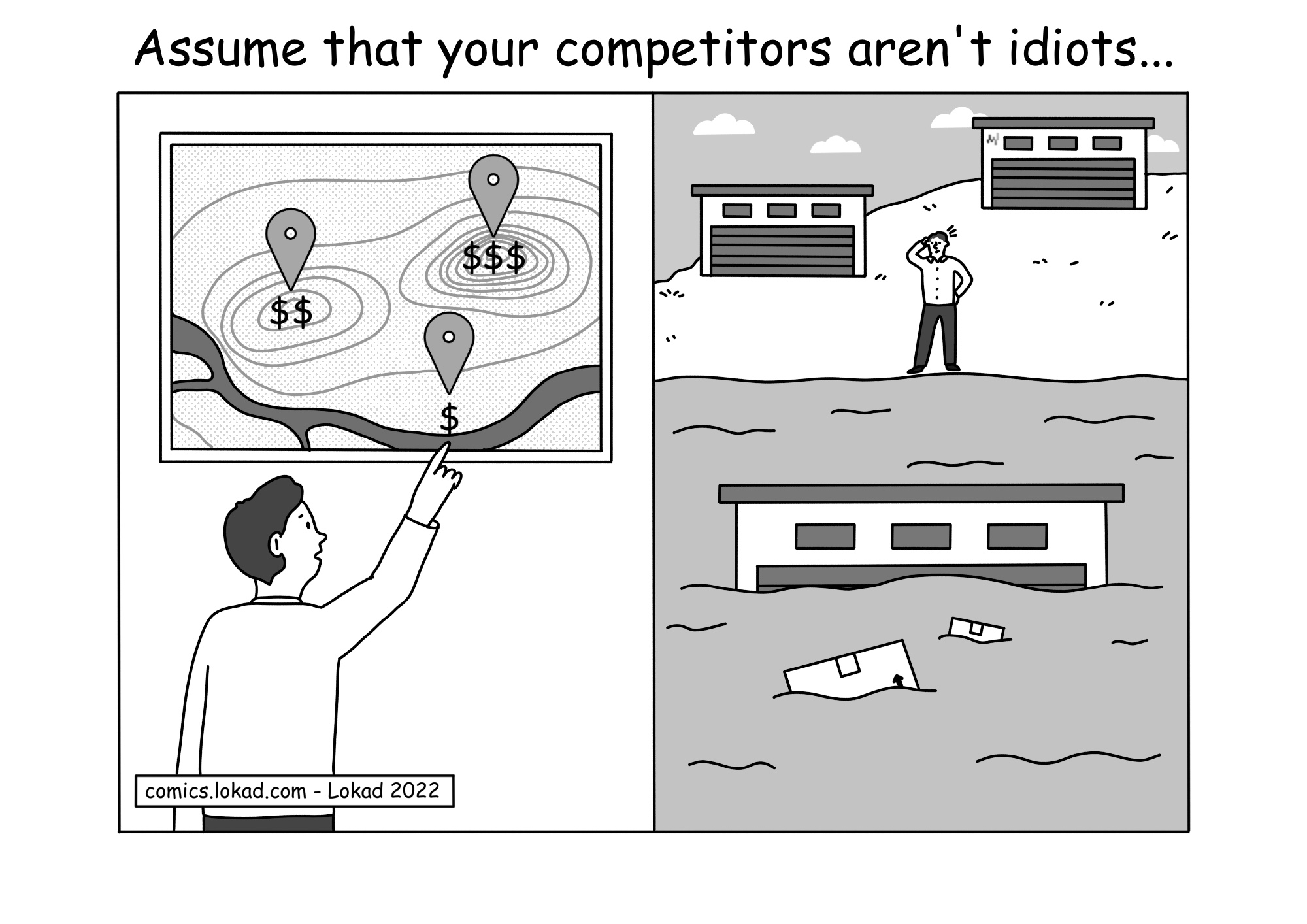 Assume that your competitors aren't idiots...