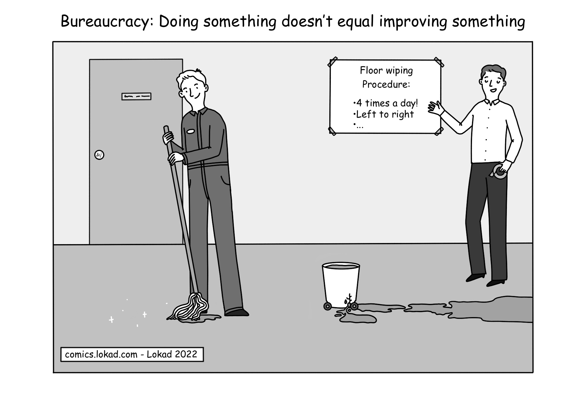 Bureaucracy: Doing something doesn't equal improving something