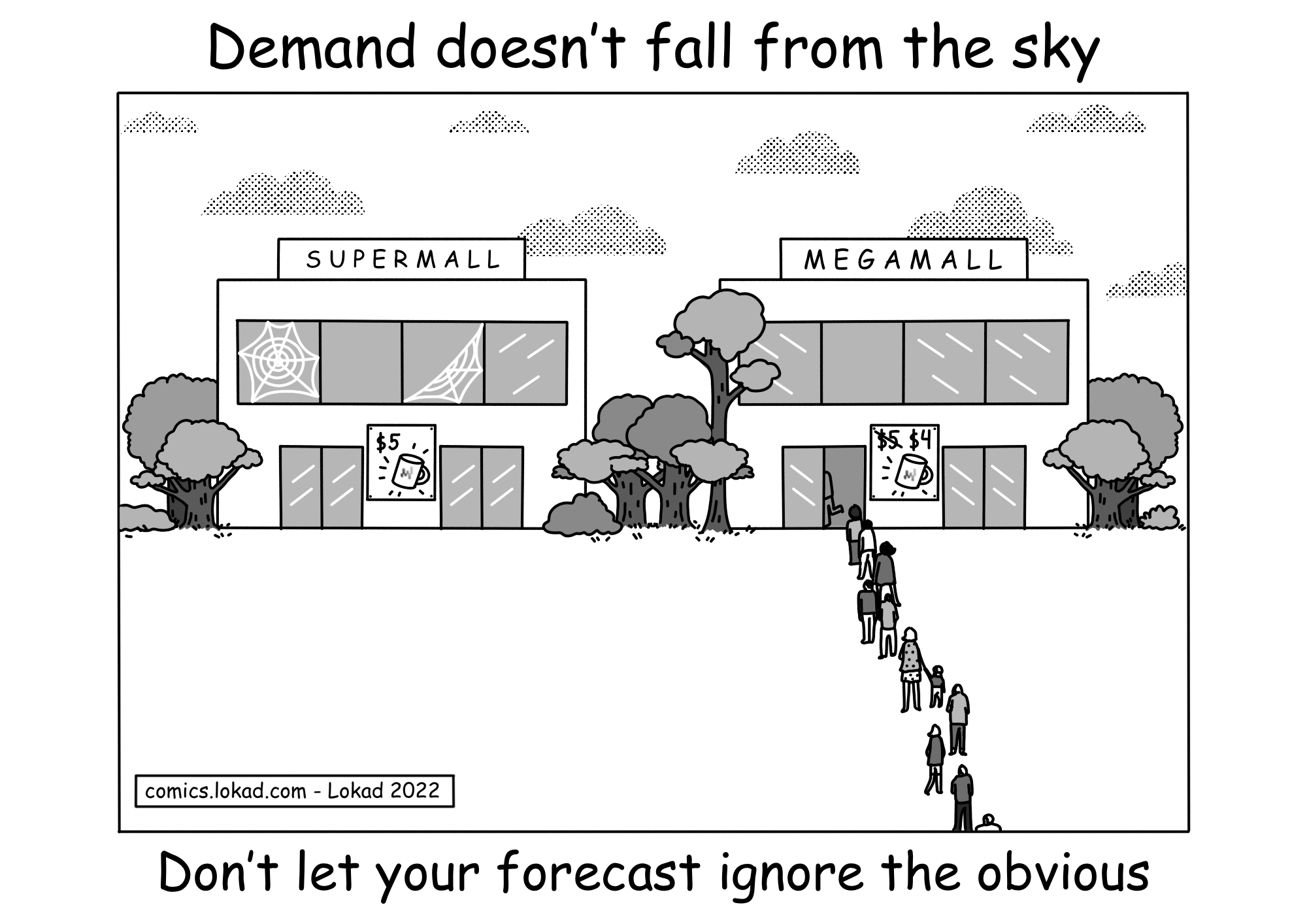 Demand doesn't fall from the sky