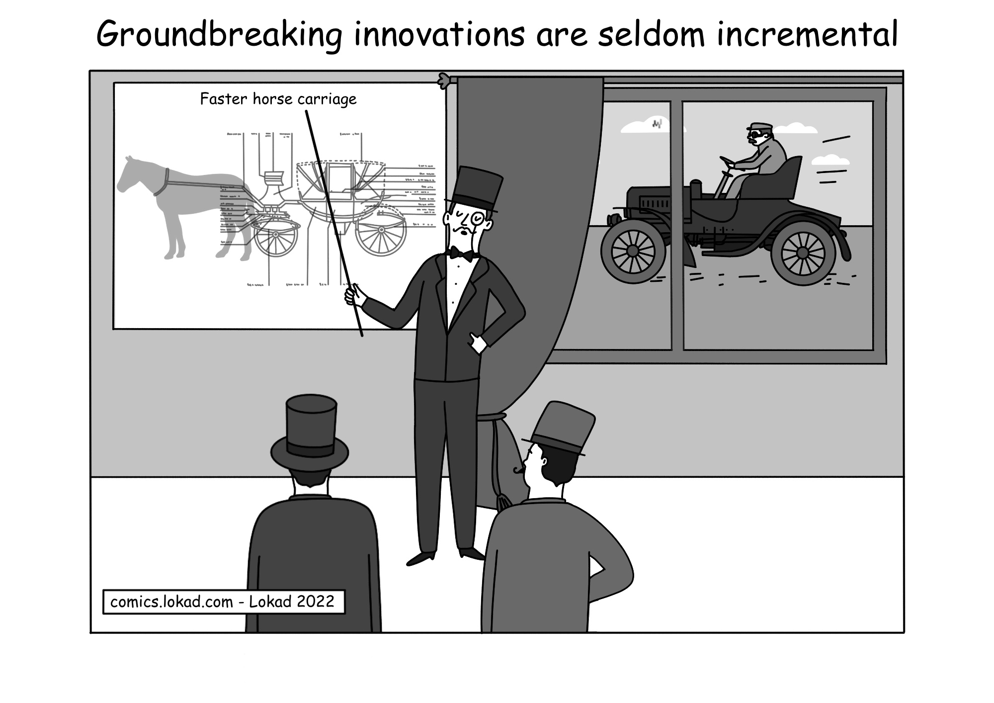 Innovaciones revolucionarias rara vez son incrementales