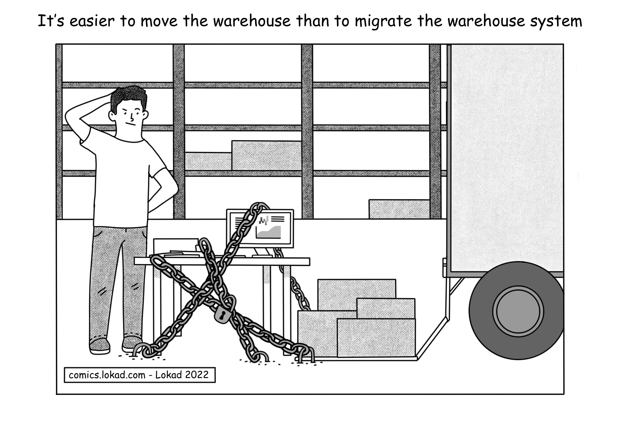 It’s easier to move the warehouse than to migrate the warehouse system