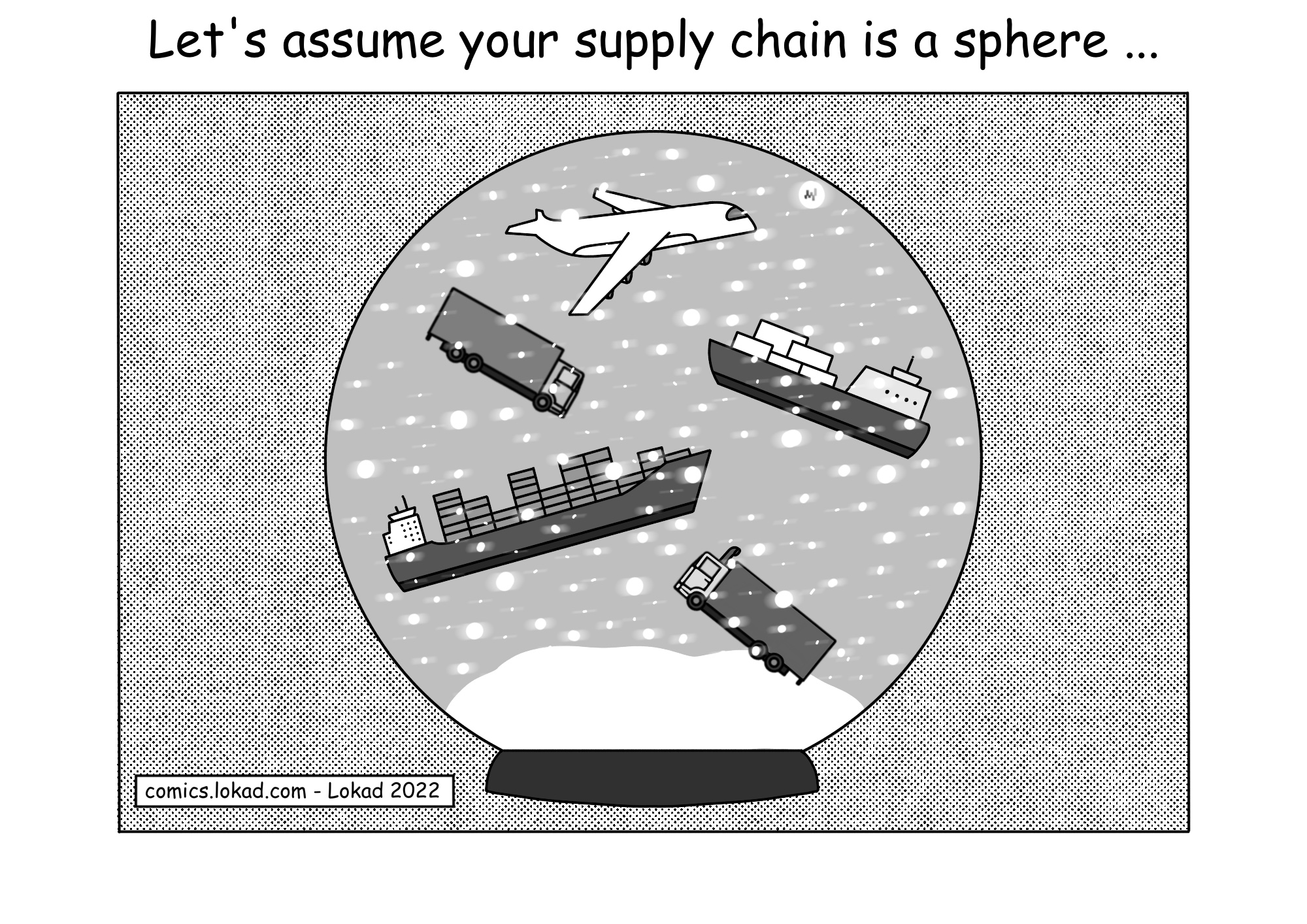 Let's assume your supply chain is a sphere...