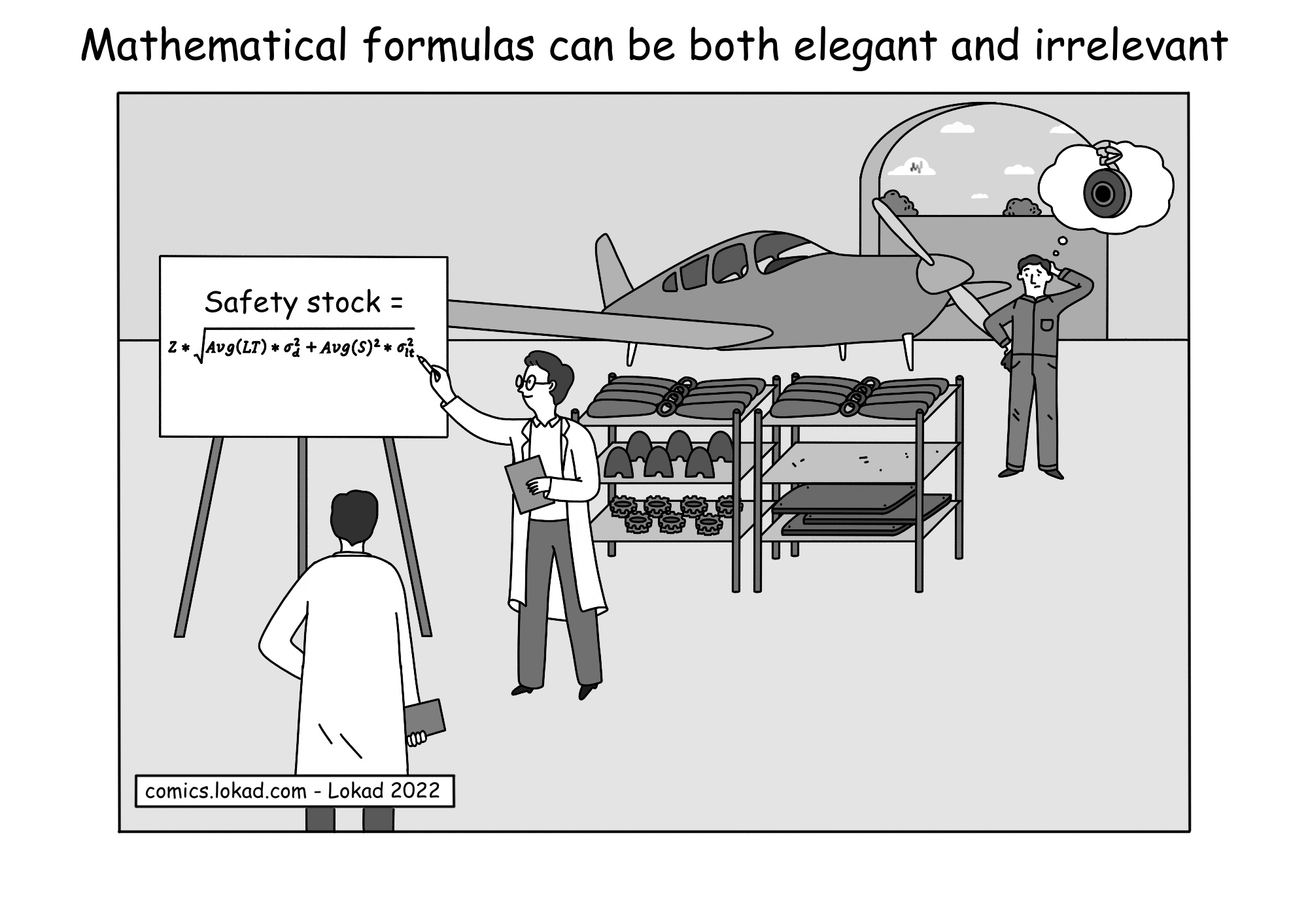 Mathematical formulas can be both elegant and irrelevant