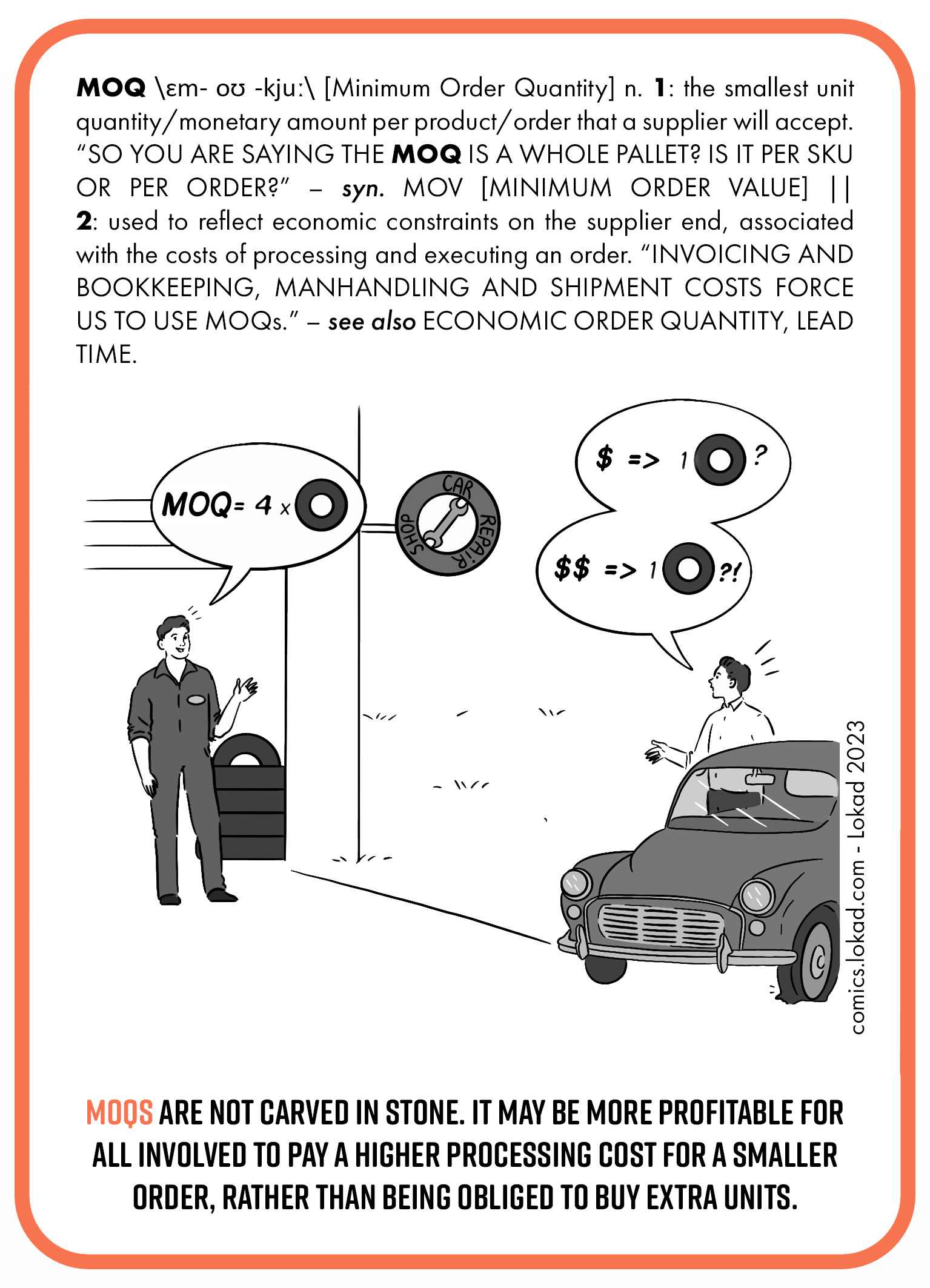 Quantità Minima d'Ordine (MOQ)