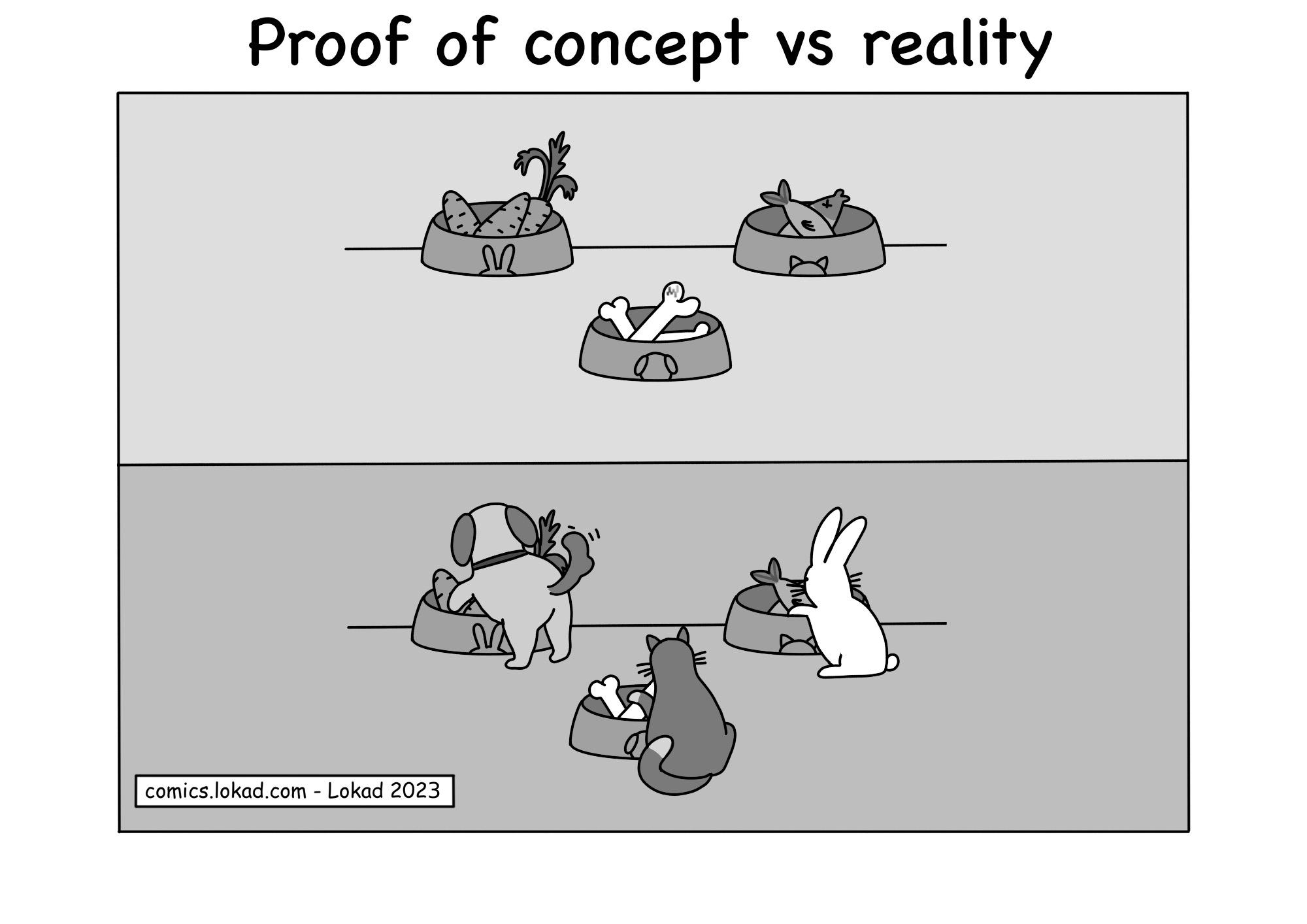 Proof of concept vs reality