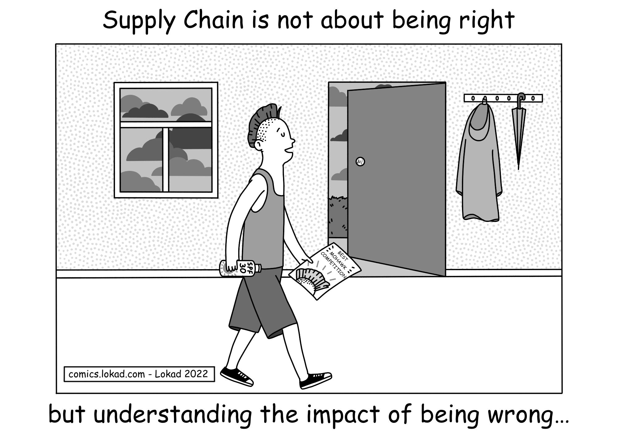 supply chain geht nicht darum, Recht zu haben