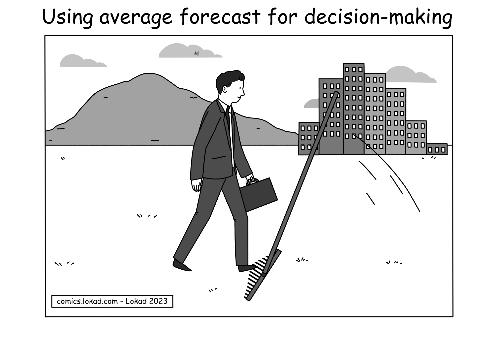 Usando el pronóstico promedio para la toma de decisiones