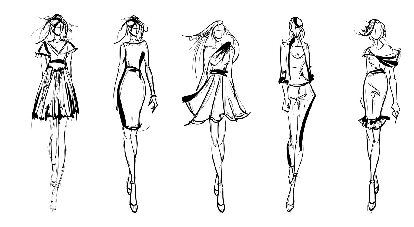 drawing-fashion-models