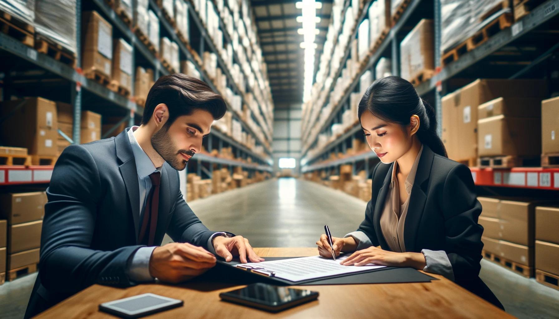 support service agent wearing a headset working at a computer