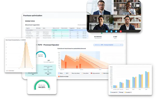 Dashboard interface and analytics